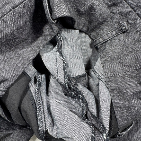 Sandro Sportswear Cotton Blend Stretch Jeans Wide Bootcut Leg Black Jeans Size 6 - Picture 13 of 14